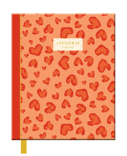 Schoolagenda 2026-2027 Studie Leopard Glam