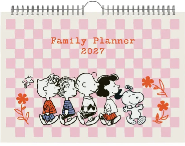Familieplanner 2027 Peanuts