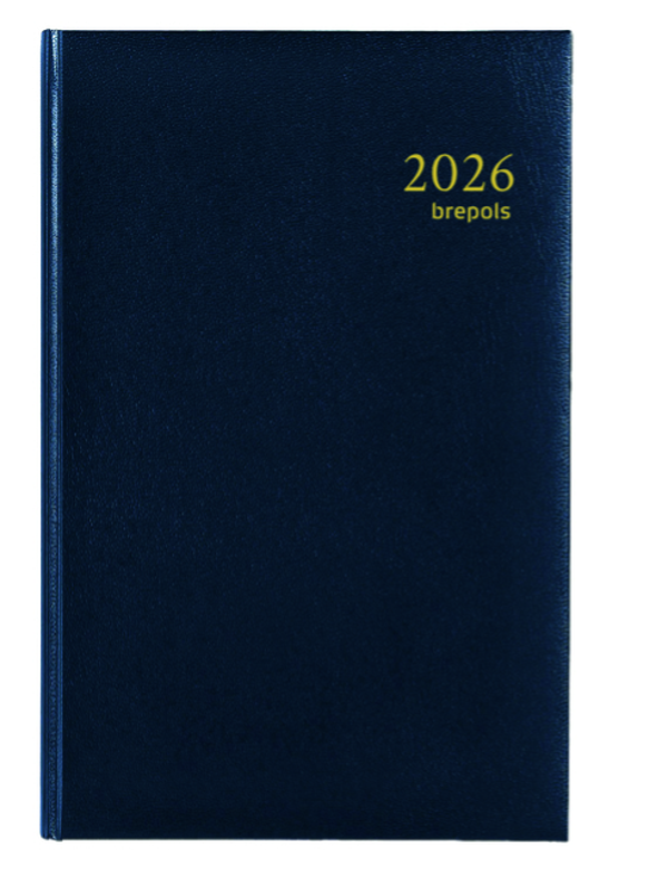 Agenda 2027 Brepols A5 Saturnus Lima 7/2 blauw