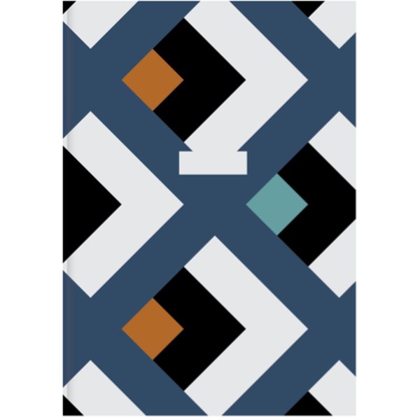 schriften A4 ruit 3-pak Retro boys