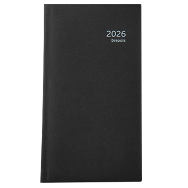 7/2 Zakagenda 2027 Brepols Optivision pocket Classica zwart