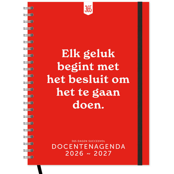 Docentenagenda 2026-2027 365 dagen succesvol