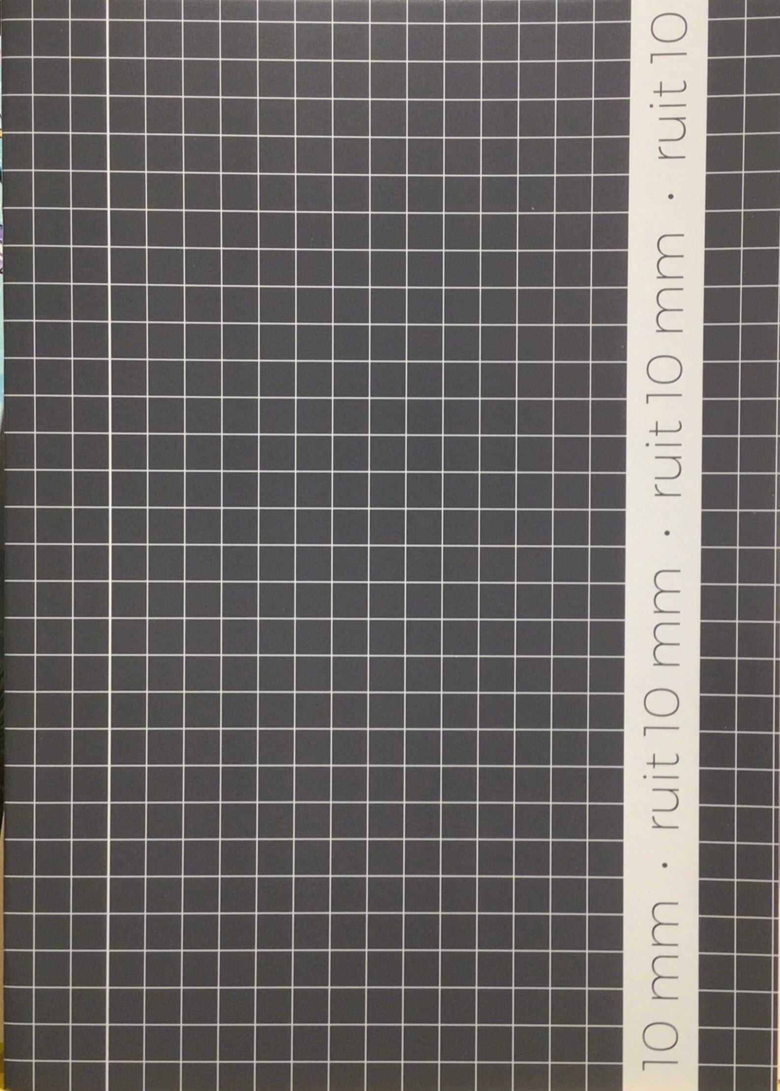 Schrift A4 ruit 10mm grijs