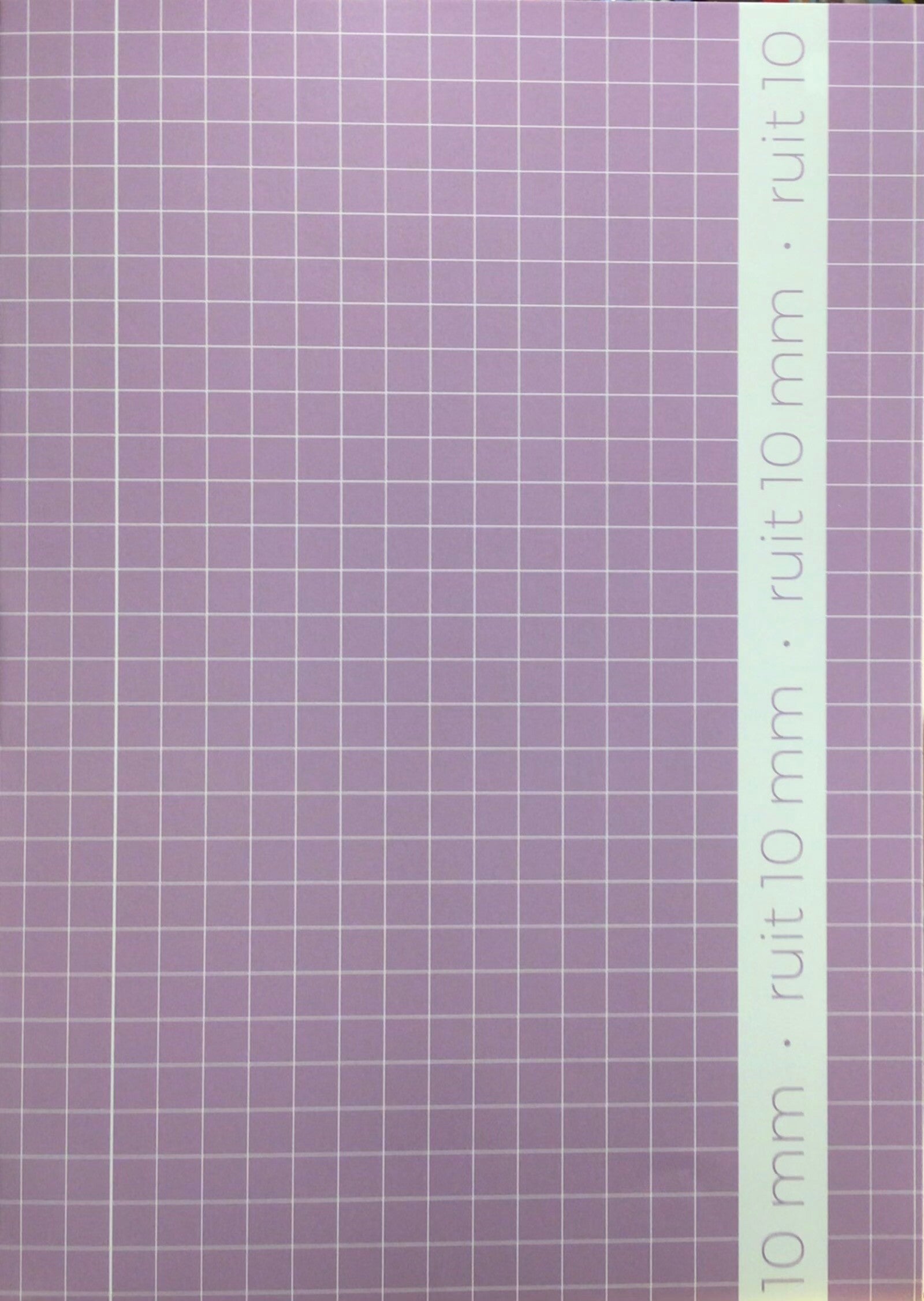 Schrift A4 ruit 10mm pastel lila