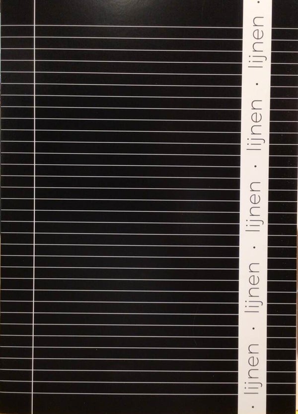 Schrift A4 lijn zwart