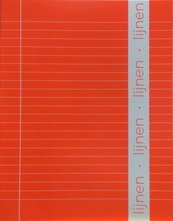 Schrift A5 lijn fluo oranje