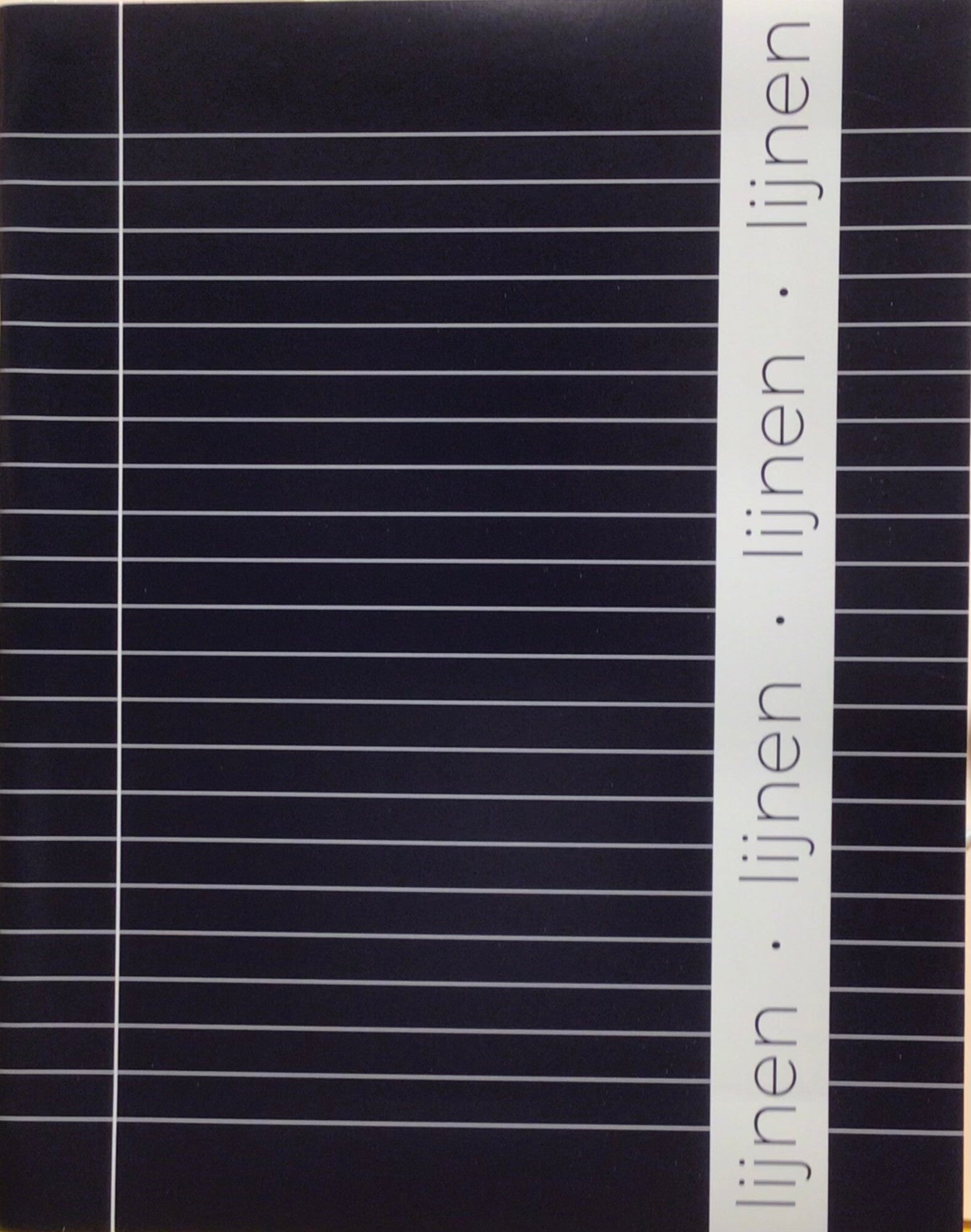 Schrift A5 lijn donkerblauw