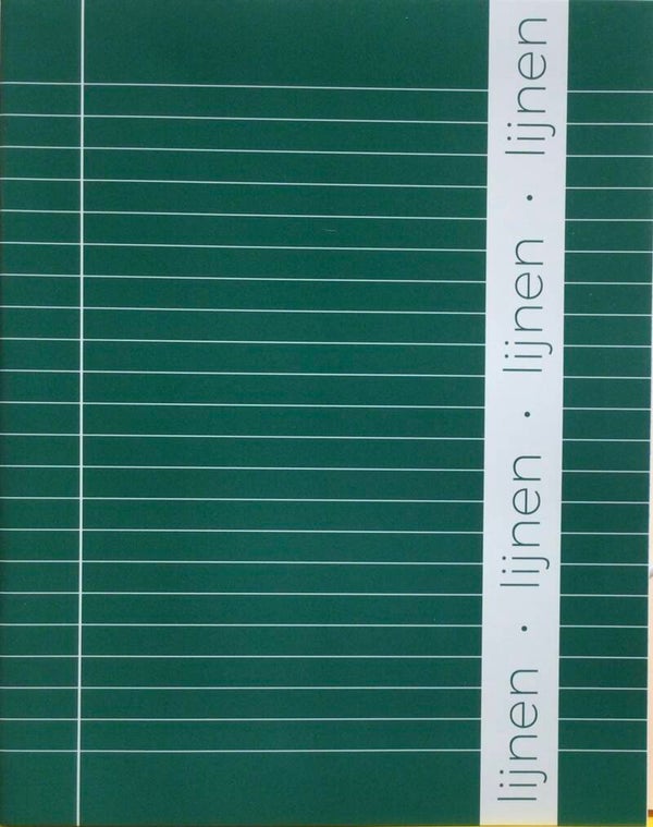 Schrift A5 lijn groen