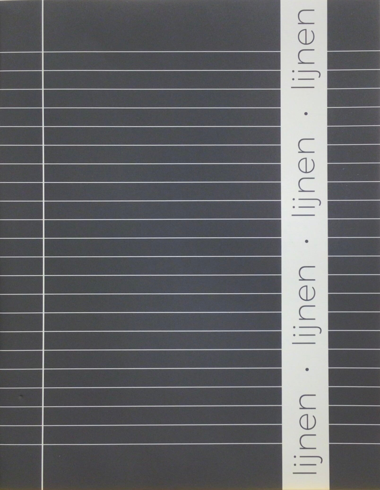 Schrift A5 lijn grijs