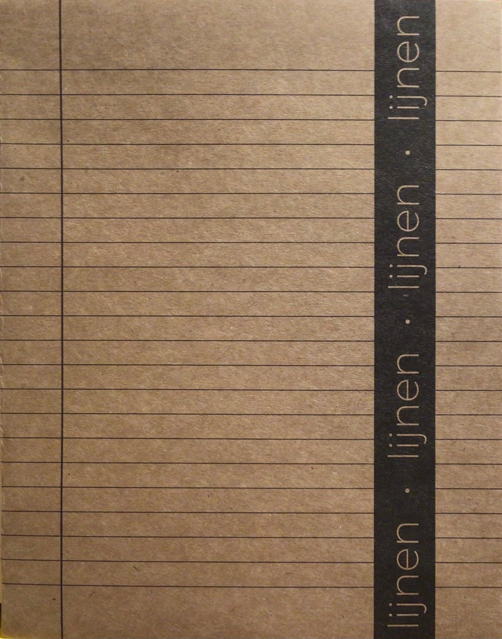 Schrift A5 lijn kraft