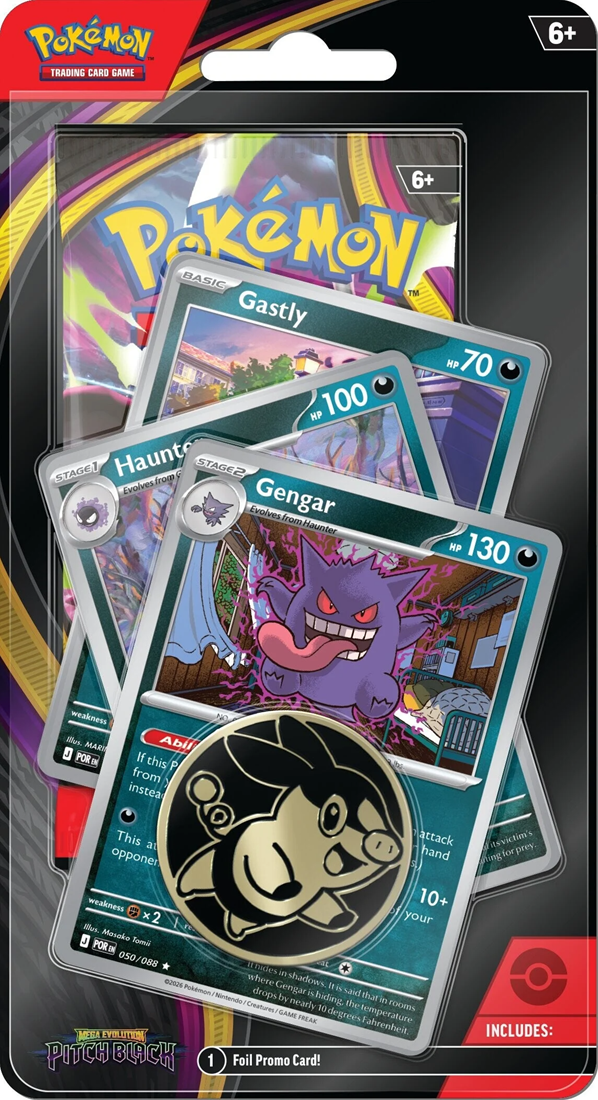 Pokémon Mega Evolution Pitch Black Checklane Gengar
