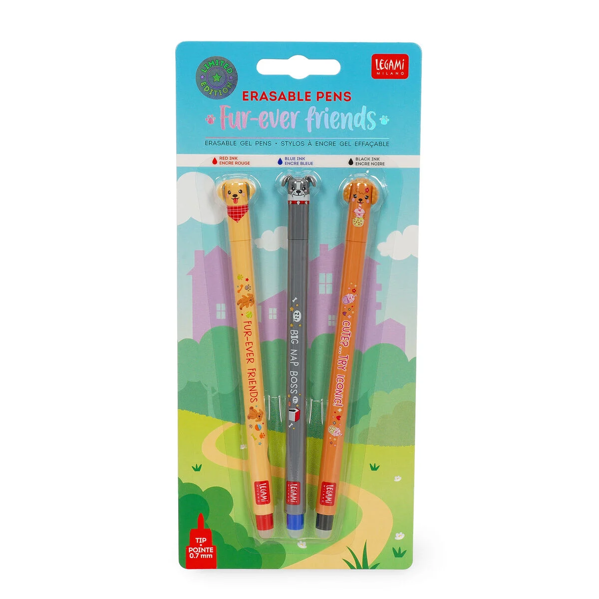 LEGAMI erasable pens Fur-ever Friends