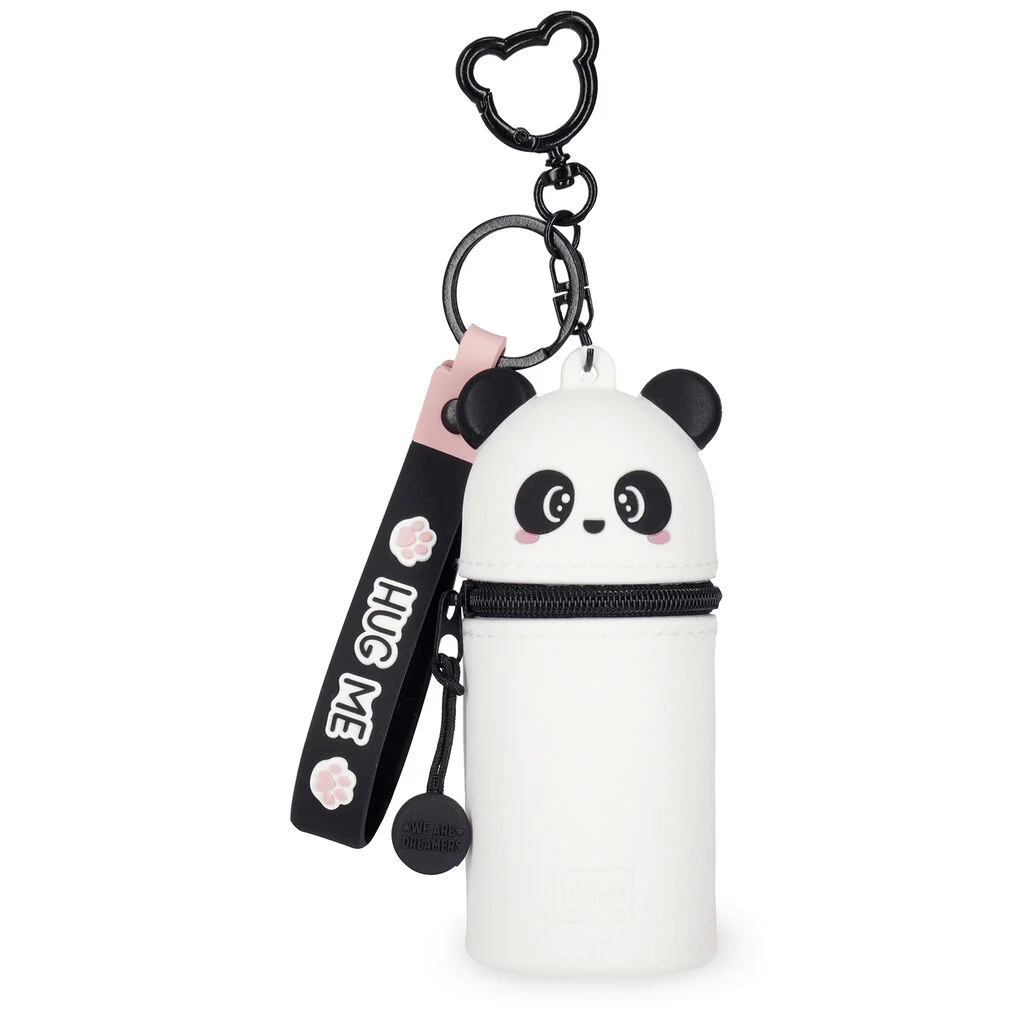 LEGAMI Mini Kawaii Panda portemonnee met sleutelring