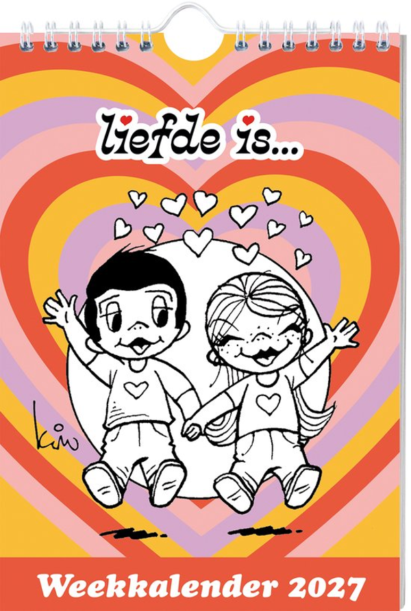 Weekkalender 2027 Liefde is...