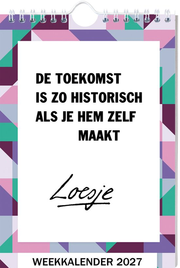 Weekkalender 2027  Loesje