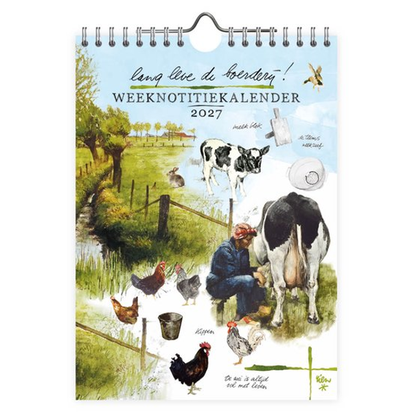 Weekkalender 2027 Rien Poortvliet Boerderij