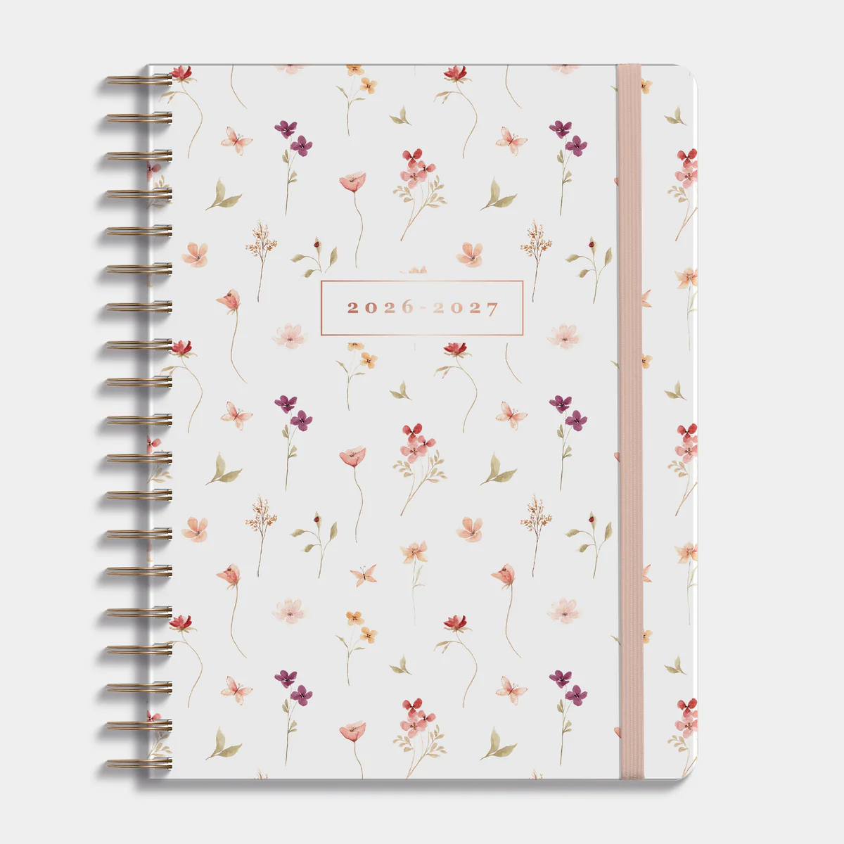 Hobbit Basisschool Lerarenagenda ±A4 2026-2027 Aquarel bloemen