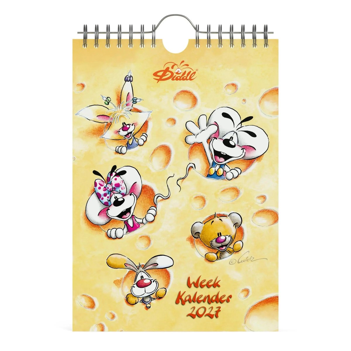 Weekkalender 2027 Diddl