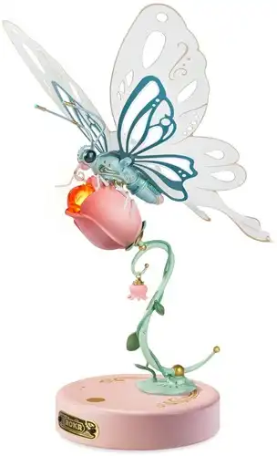 ROKR Mechanical Butterfly pink