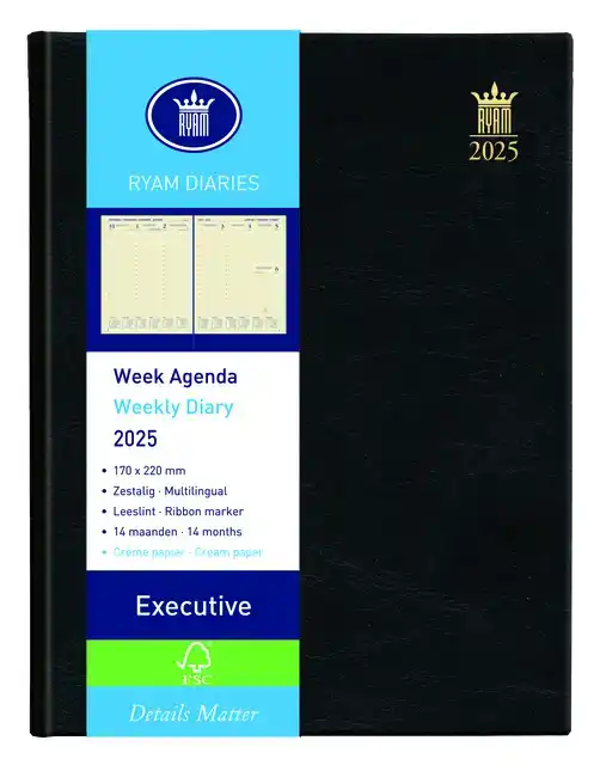 Agenda 2027 Ryam Executive Mundior 7/2 zwart
