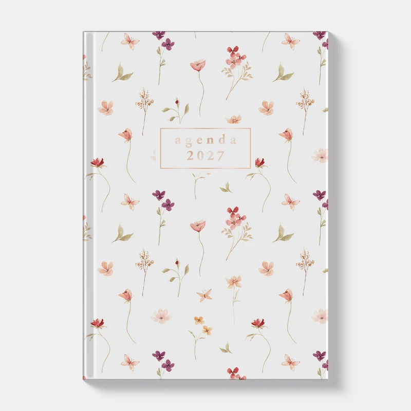 7/2 Agenda 2027 Hobbit A7 Aquarel bloemetjes