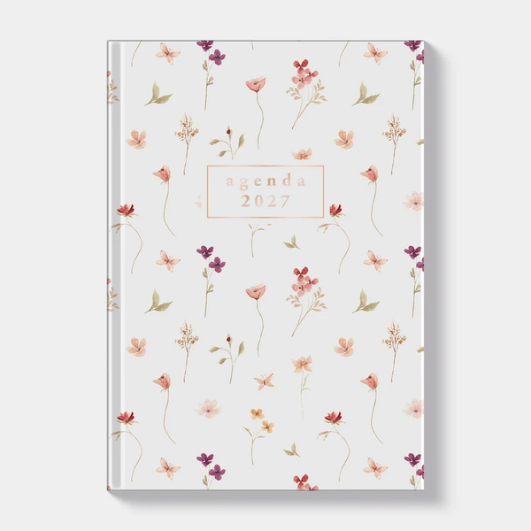 7/2 Agenda 2027 Hobbit A7 Aquarel bloemetjes