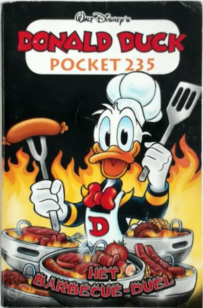 Donald Duck pocket 235. Het barbecue-duel