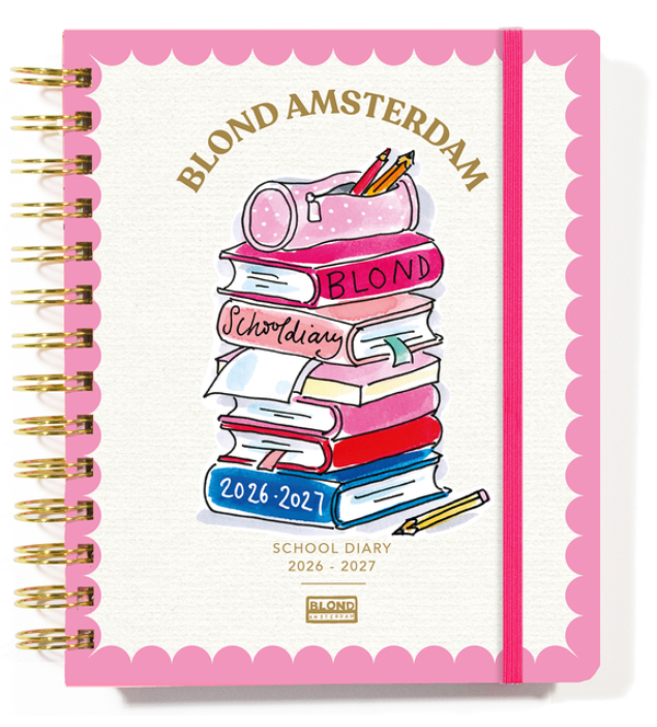 Schoolagenda 2026-2027 Blond Amsterdam