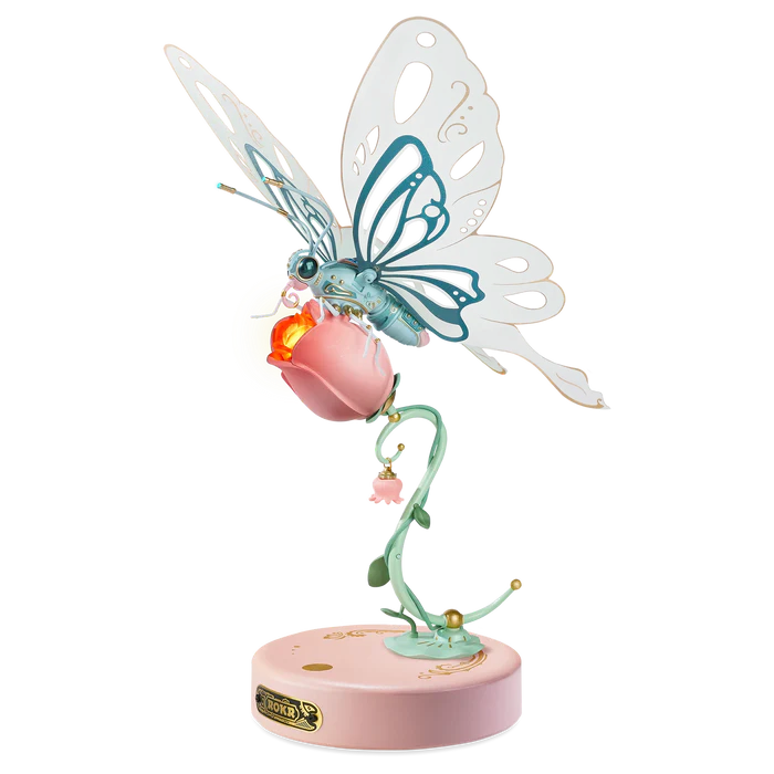 ROKR Mechanical Butterfly pink