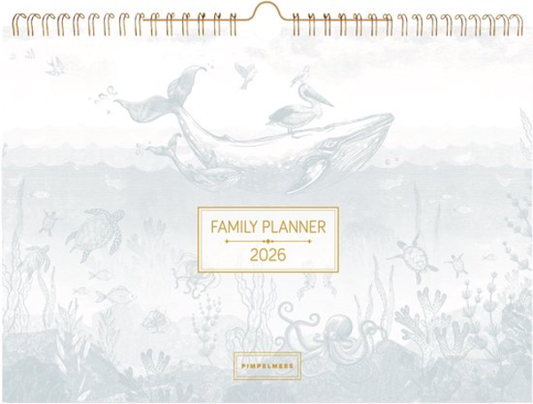 Familieplanner 2026 Pimpelmees Blue