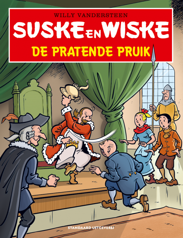Suske en Wiske kort 74. De pratende pruik