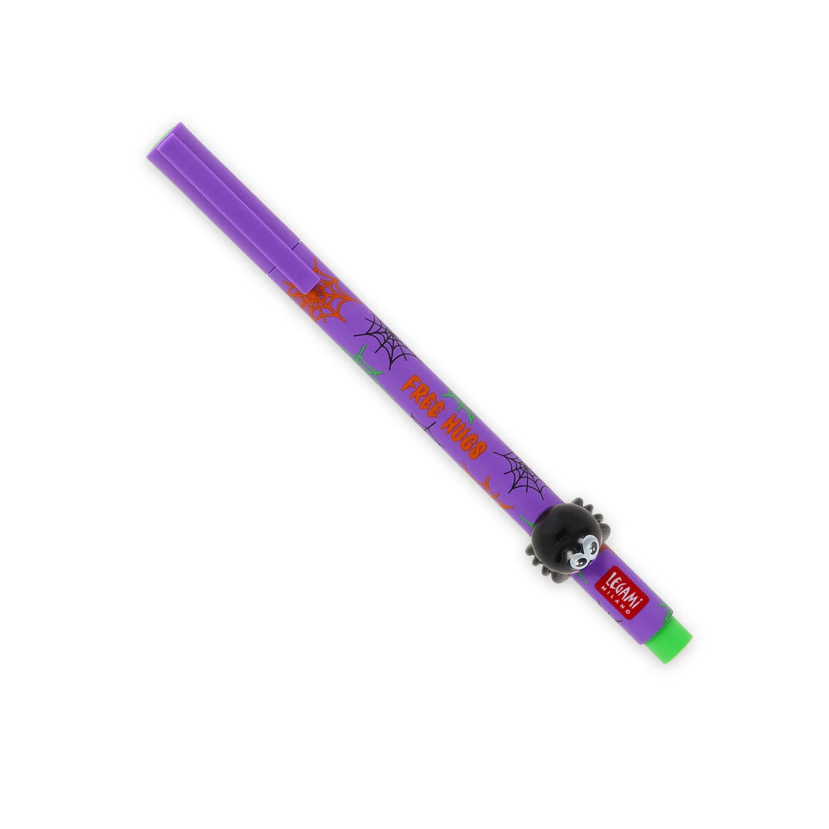 Legami - Gelpen met decoratief dier, voorkomt rollen, rode inkt, afneembaar en recombineerbaar dier, punt 0,5 mm, motief Teddy Bear
