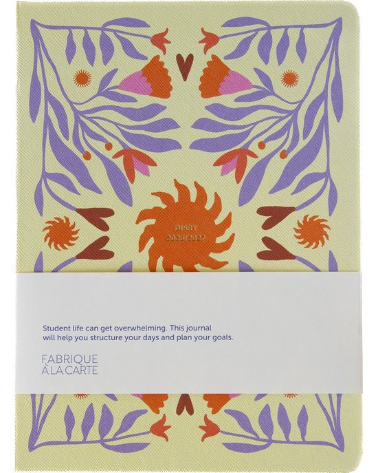 18-maanden agenda 2026-2027 Fabrique Sun Beige Lavendel