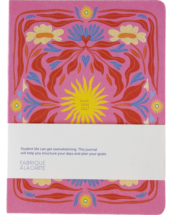 18-maanden agenda 2026-2027 Fabrique Sun Pink