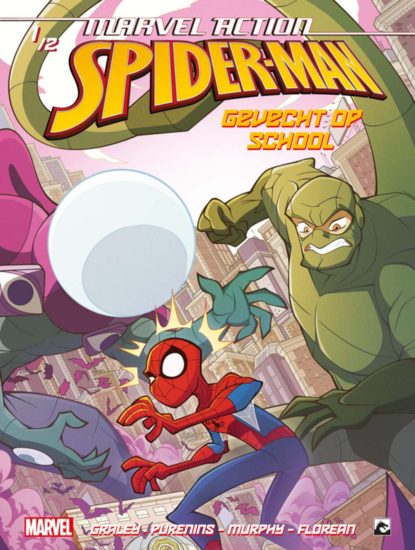 Marvel action spider-man Een gevecht op school 1