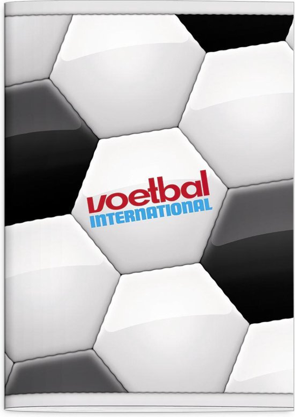 Schrift A4 ruit 10mm Voetbal International voetbal