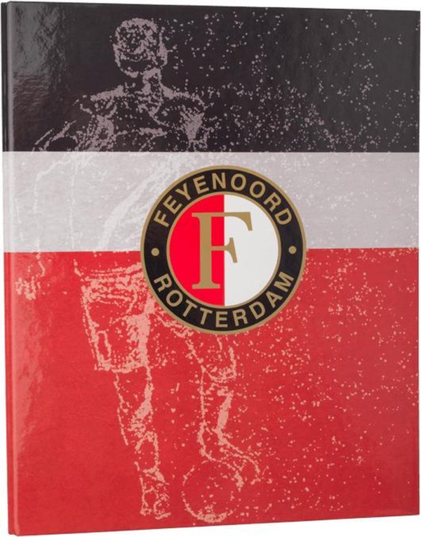 Ringband 23-rings Feyenoord zwart-wit-rood