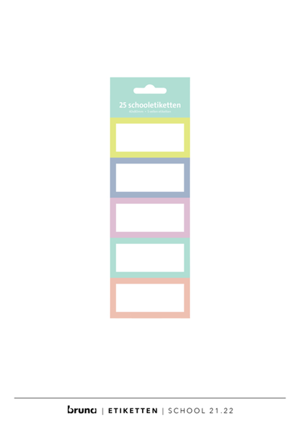 Schooletiketten Trend