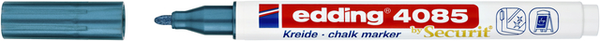 Krijtstift 1-2 mm Edding 4085 blauw metallic