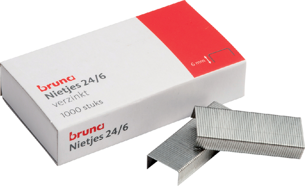 Nietjes 24/6 verzinkt