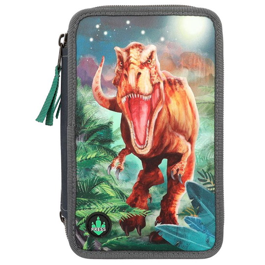 12474 Dino World 3-vaks etui
