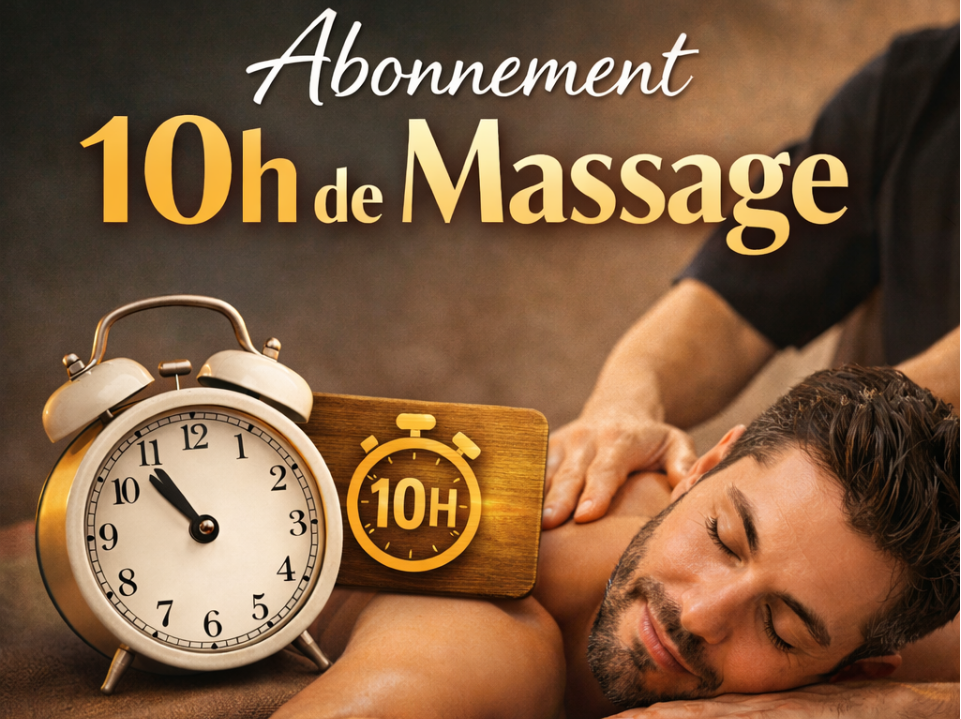 Carnet 10h de massage