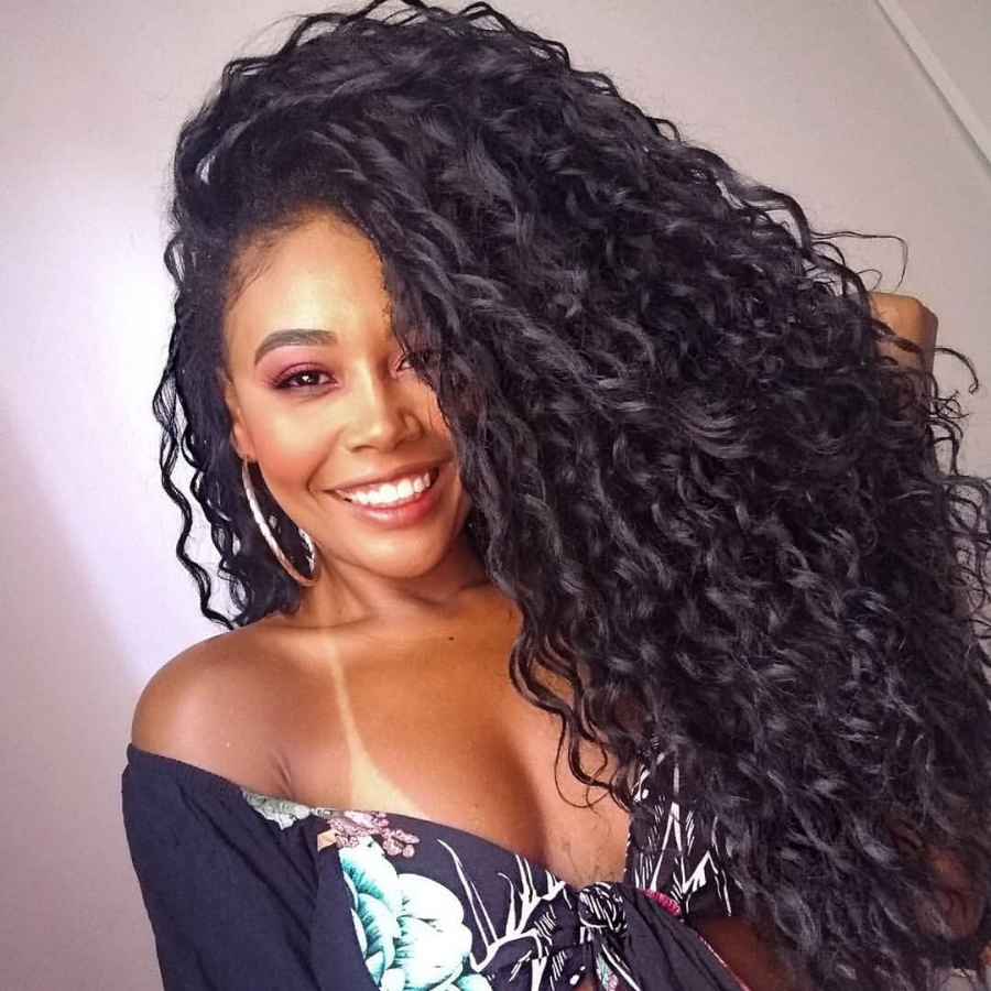 Moana,  cabelo orgânico  de alta temperatura , Costurado
