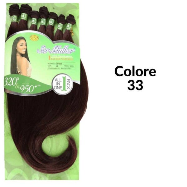 DAIANE 320G – Fibra de alta Temperatura Cabelo liso e comprido – Tissagem