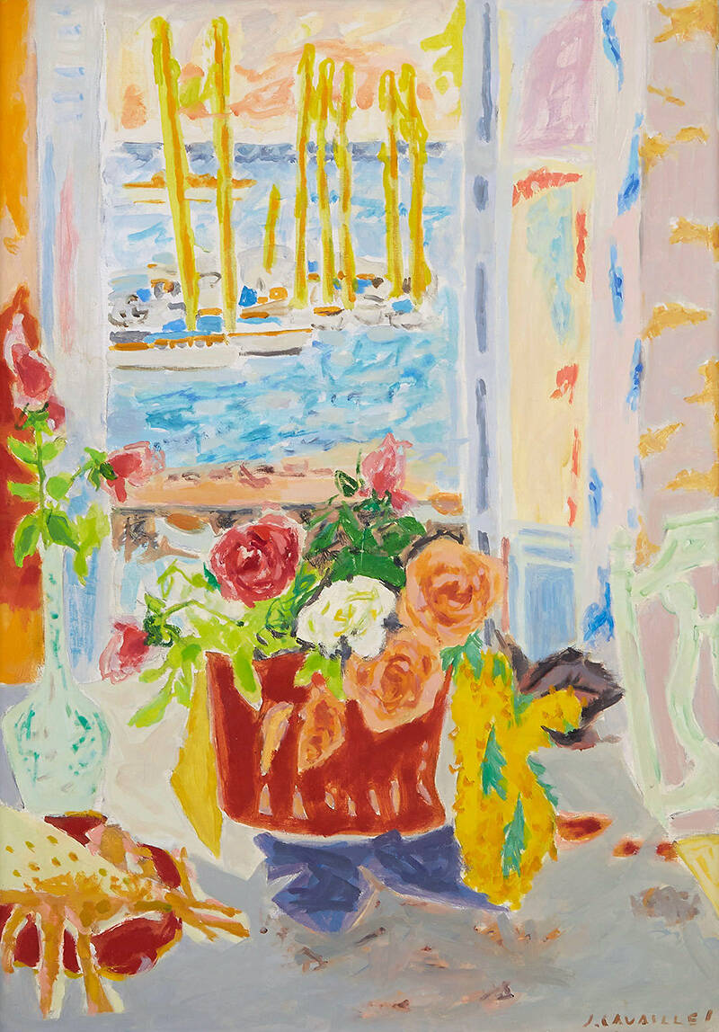 Jules Cavaillès Printemps à Cannes painting