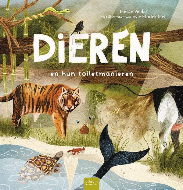 Dieren en hun toiletmanieren || informatief prentenboek