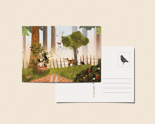 Ansichtkaart 'Juni', A6 - WHOLESALE