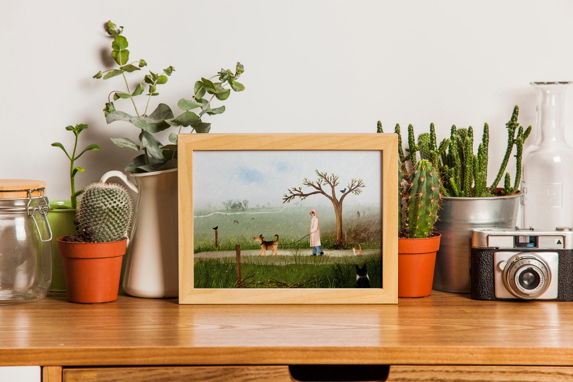 Print 'Rainy Day', A4 formaat