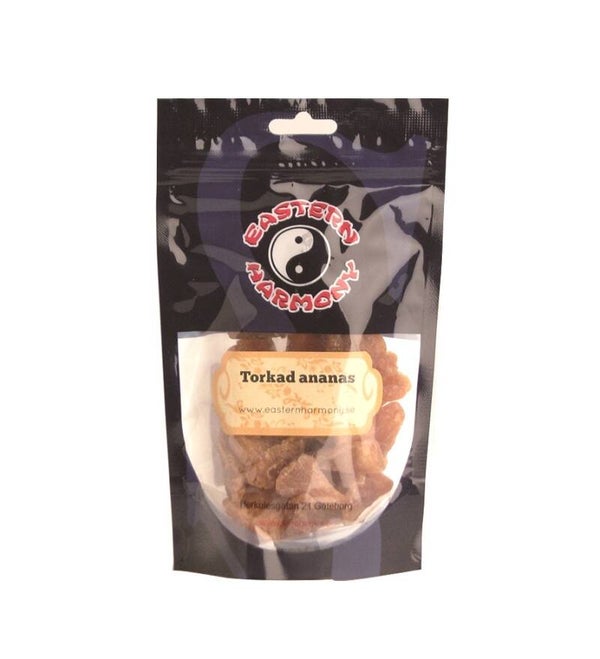 Torkad ananas, 100 gr.