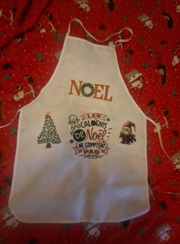 tablier de noel